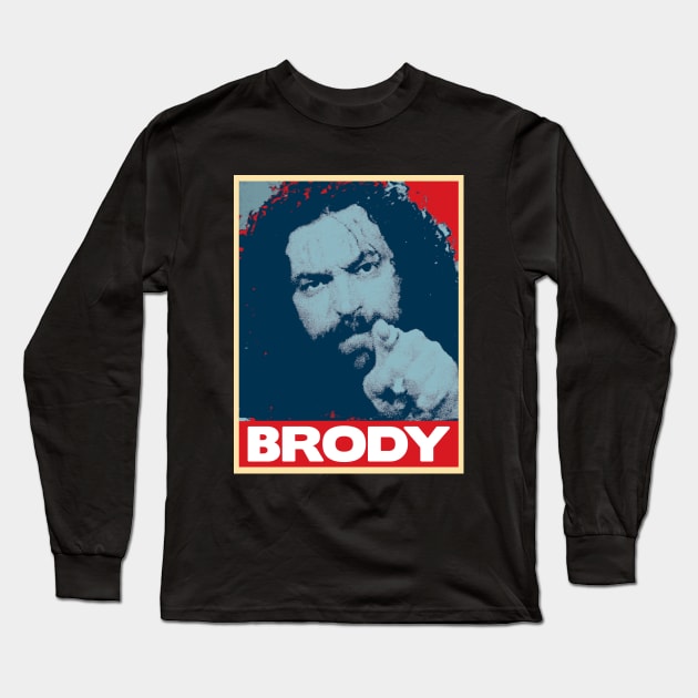 Bruiser brody - Popart Long Sleeve T-Shirt by gulymaiden